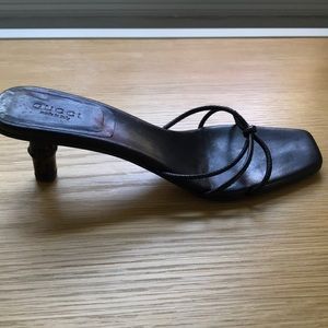 Authentic Black Gucci sandals